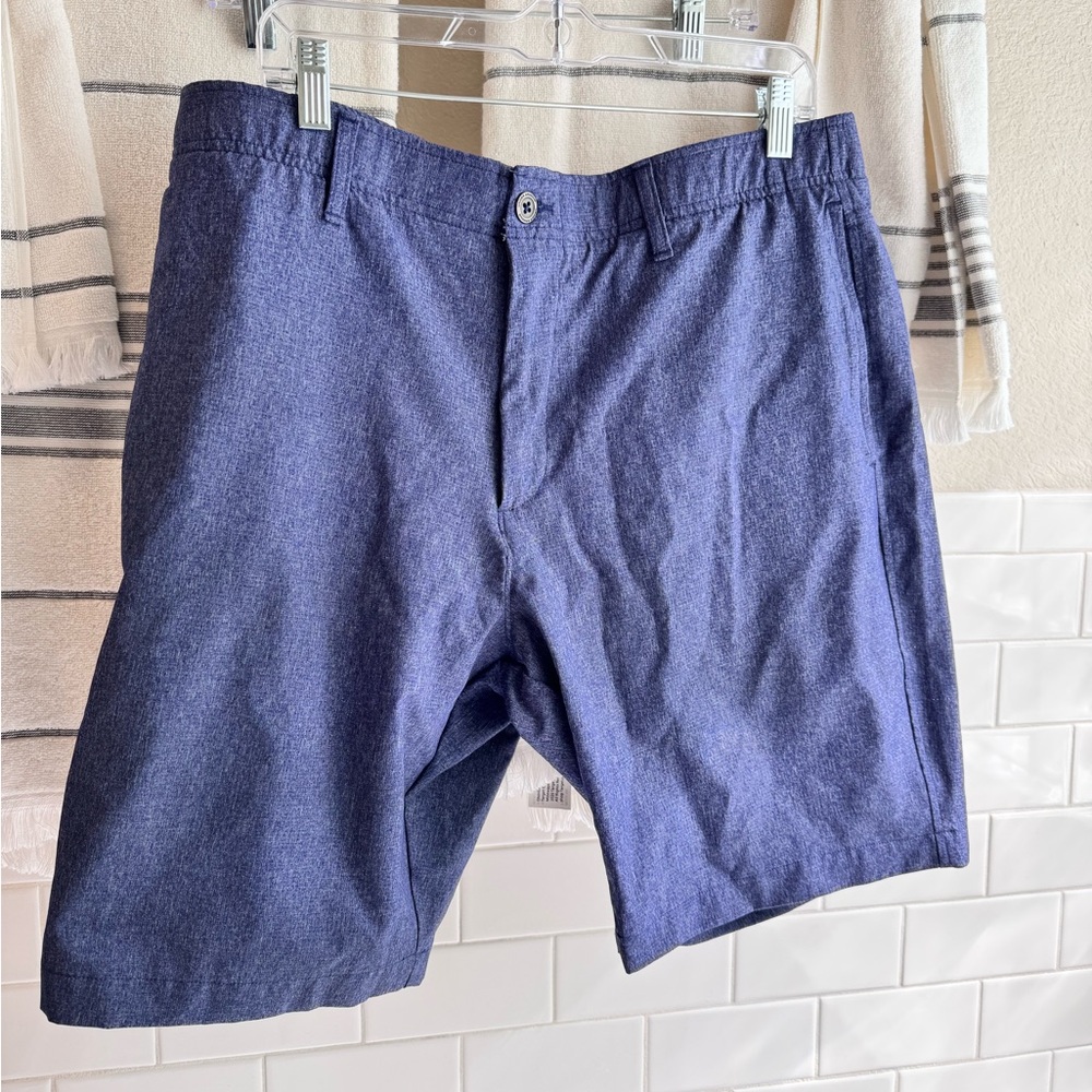Under Armour Men's Navy Flat Front Shorts